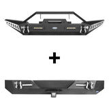 Jeep TJ Front and Rear Bumper Combo for 1987-2006 Jeep Wrangler TJ YJ ultralisk4x4 ULB.1009+ULB.1011 2