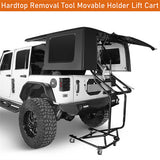 Jeep Wrangler TJ JK JL Ford Bronco Hardtop Removal Tool Movable Holder Lift Cart MMR10060 4