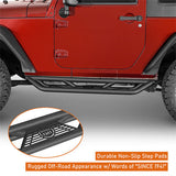 Jeep Wrangler JK 2-Door Side Steps Side Armor Off Road Parts - Ultralisk4x4 ul2087 10