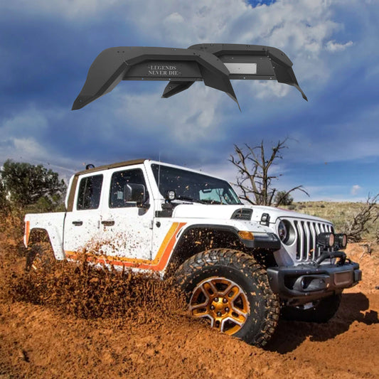 20-23 Jeep Gladiator JT Steel Rear Inner Fender Liners Wheel Liners - Ultralisk4x4 ul7014s 1