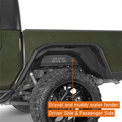 20-23 Jeep Gladiator JT Steel Rear Inner Fender Liners Wheel Liners - Ultralisk4x4 ul7014s 10