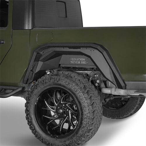 20-23 Jeep Gladiator JT Steel Rear Inner Fender Liners Wheel Liners - Ultralisk4x4 ul7014s 4