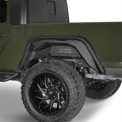 20-23 Jeep Gladiator JT Steel Rear Inner Fender Liners Wheel Liners - Ultralisk4x4 ul7014s 4