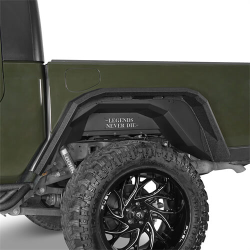 20-23 Jeep Gladiator JT Steel Rear Inner Fender Liners Wheel Liners - Ultralisk4x4 ul7014s 5
