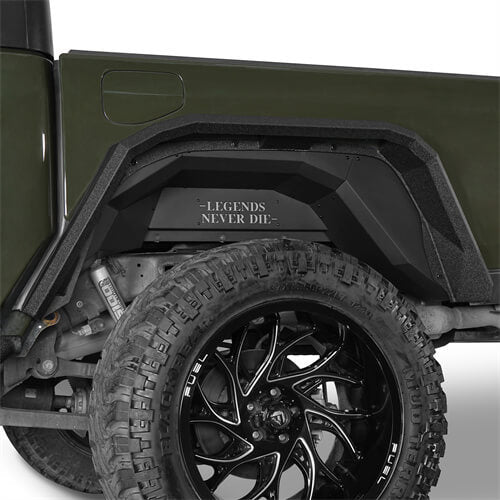 20-23 Jeep Gladiator JT Steel Rear Inner Fender Liners Wheel Liners - Ultralisk4x4 ul7014s 6
