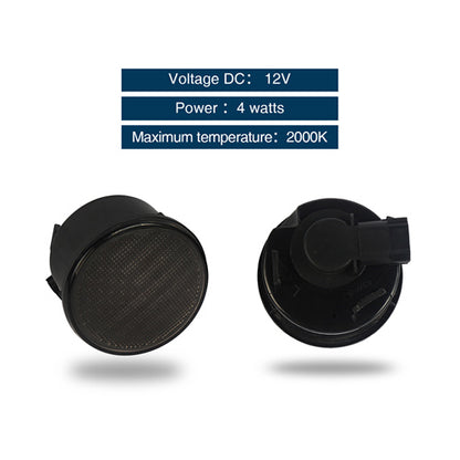 US Flag Imaged LED Amber Turn Signals Lights lens For 2007-2018 Jeep Wrangler JK JKU - Ultralisk4x4