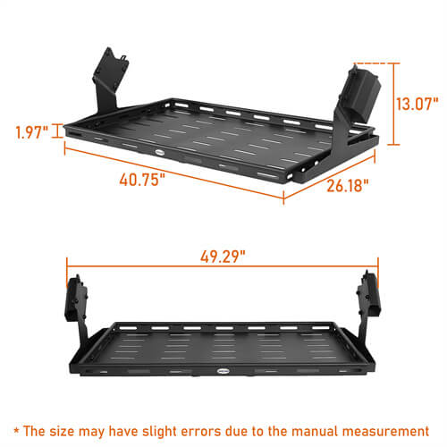 Bronco 4-Door Lightweight Steel Basket Cargo Rack For 2021-2023 Ford Bronco - ultralisk4x4 ul8917s 14