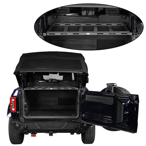 Bronco 4-Door Lightweight Steel Basket Cargo Rack For 2021-2023 Ford Bronco - ultralisk4x4 ul8917s 5