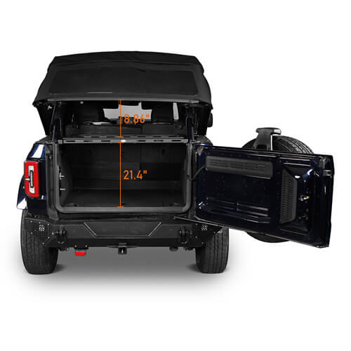 Bronco 4-Door Lightweight Steel Basket Cargo Rack For 2021-2023 Ford Bronco - ultralisk4x4 ul8917s 7