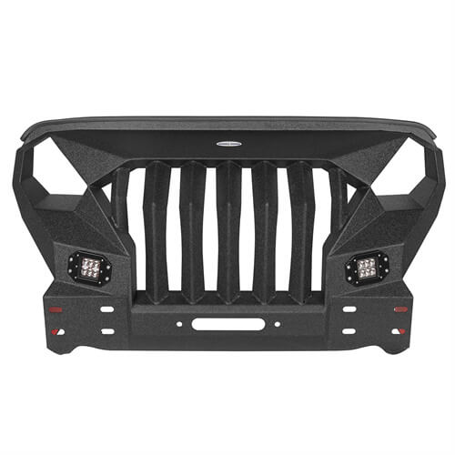 Front Bumper w/Grille Guard & Winch Plate for 2007-2018 Jeep Wrangler JK - Ultralisk 4x4  ULB.2038 10