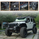 Front Bumper w/Grille Guard & Winch Plate for 2007-2018 Jeep Wrangler JK - Ultralisk 4x4  ULB.2038 3