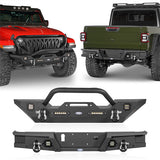 Jeep JT Mid Width Front Bumper & Rear Bumper for 2020-2024 Jeep Gladiator JT ul30187003s 4