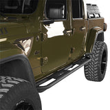 Jeep JT Mid Width Front Bumper & Rear Bumper & Side Steps for 2020-2023 Jeep Gladiator JT ultralisk4x4 ULB.3018+7003+7002 9