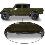 Jeep JT Mid Width Front Bumper & Rear Bumper & Side Steps for 2020-2023 Jeep Gladiator JT ultralisk4x4 ULB.3018+7003+7001 12