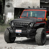 Jeep JT Mid Width Front Bumper & Rear Bumper & Side Steps for 2020-2023 Jeep Gladiator JT ultralisk4x4 ULB.3018+7003+7001 3
