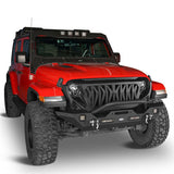 Jeep JT Mid Width Front Bumper & Rear Bumper & Side Steps for 2020-2023 Jeep Gladiator JT ultralisk4x4 ULB.3018+7003+7001 5