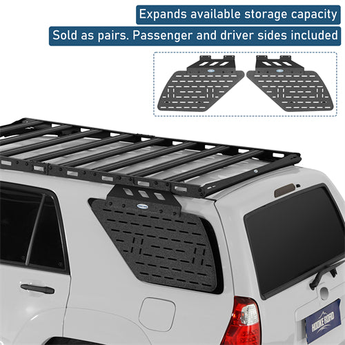 Rear Window Exterior Storage Panel Molle Panel Kit For 2003-2009 Toyota 4Runner - Ultralisk4x4