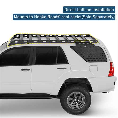 Rear Window Exterior Storage Panel Molle Panel Kit For 2003-2009 Toyota 4Runner - Ultralisk4x4