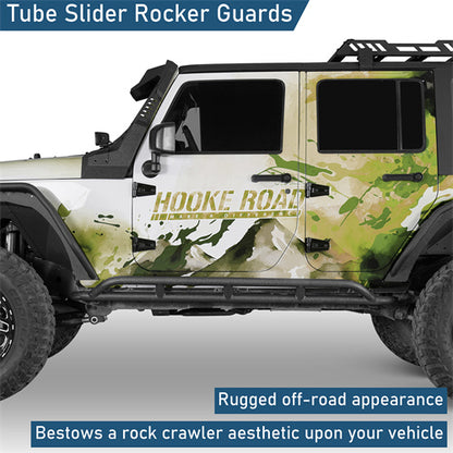 Nerf Bars Slider Running Boards Rocker Guard(07-18 Jeep Wrangler JK) - ultralisk4x4