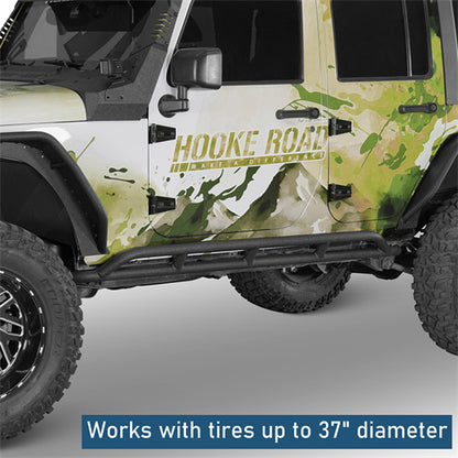 Nerf Bars Slider Running Boards Rocker Guard(07-18 Jeep Wrangler JK) - ultralisk4x4