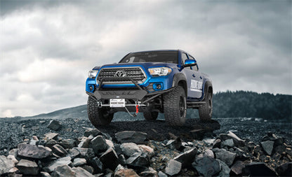 Off Road Tube Front Bumper w/ LED Light Bar For 2016-2023 Toyota Tacoma 3rd Gen - Ultralisk4x4