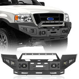 Off Road Front Bumper w/ Winch Plate & LED Spotlights For 2004-2008 Ford F-150  - Ultralisk4x4
