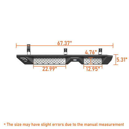 Nerf Side Step Bars For 2010-2024 Toyota 4Runner (Excluding Limited, Nightshade, TRD Sport & 10-13 SR5) - Ultralisk4x4