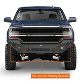 Off-Road Full-Width Front Bumper Aftermarket Truck Accessories For 2016-2018 Chevy Silverado 1500 - Ultralisk4x4 ul9029 11