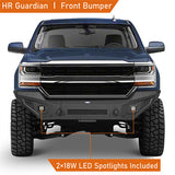 Off-Road Full-Width Front Bumper Aftermarket Truck Accessories For 2016-2018 Chevy Silverado 1500 - Ultralisk4x4 ul9029 7