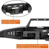 Off-Road Full-Width Front Bumper Aftermarket Truck Accessories For 2004-2008 Ford F-150 - Ultralisk4x4 ul8005 12