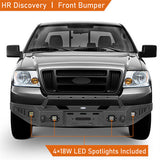 Off-Road Full-Width Front Bumper Aftermarket Truck Accessories For 2004-2008 Ford F-150 - Ultralisk4x4 ul8005 7