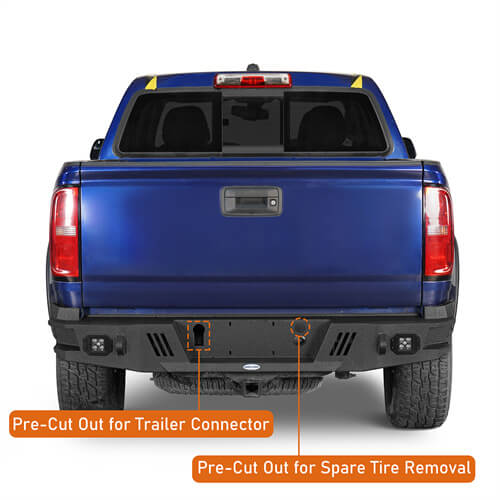 Off-Road Guardian Ⅰ Rear Bumper For 2015-2022 Chevy Colorado & GMC Canyon(Excluding ZR2 Models) - Ultralisk4x4