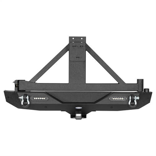 Front Bumper & Rear Bumper w/Tire Carrier(18-25 Jeep Wrangler JL) - ultralisk4x4