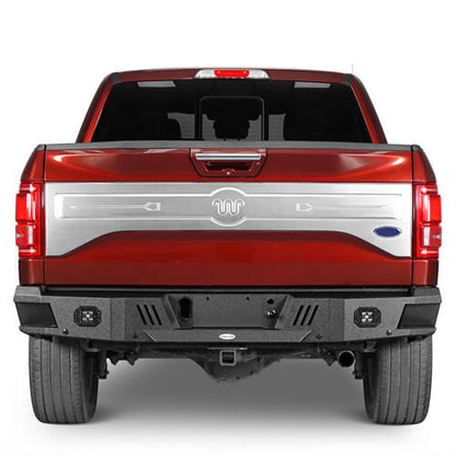 Off Road Rear Bumper w/ LED spotlights For 2015-2017  Ford F-150 - Ultralisk4x4-u8283-3