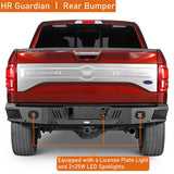 Off Road Rear Bumper w/ LED spotlights For 2015-2017  Ford F-150 - Ultralisk4x4-u8283-5