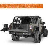 Off Road Rear Bumper 2020-2024 Jeep Gladiator JT - Ultralisk4x4-u7018s-14
