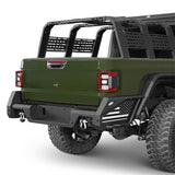 Rear Bumper Off-Road For 2020-2024 Jeep Gladiator JT - Ultralisk4x4 ul7019s- 3