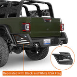 Rear Bumper Off-Road For 2020-2024 Jeep Gladiator JT - Ultralisk4x4 ul7019s- 8