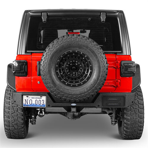 Off-Road Rear Bumper w/D-ring For 2018-2025 Jeep Wrangler JL ...