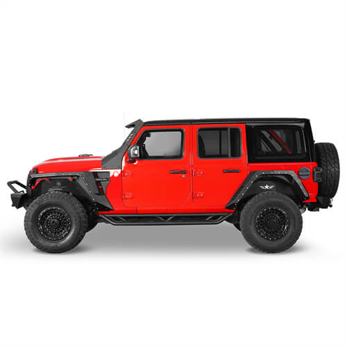 Off Road Rear Fender Flares For 2018-2024 Jeep Wrangler JL 4-Door - Ultralisk4x4-u3064-2