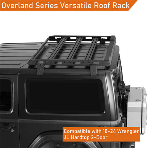 Off Road Rack Aluminum Roof Rack Off-Road For 2018-2024 Jeep Wrangler JL ...