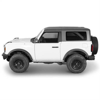 Off Road Side Hoop Steps Kit For 2021-2024 Ford Bronco 2-Door - Ultralisk4x4-u8931s-2