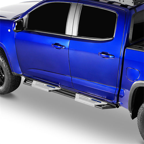 Off Road Nerf Side Step Bars For 2015-2024 Chevy Colorado Crew Cab & GMC Canyon Crew Cab - Ultralisk4x4 -u9104-2