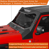 Windshield Frame Off-Road For 2018-2024 Jeep Wrangler JL Gladiator JT - Ultralisk4x4 ul3058s- 7