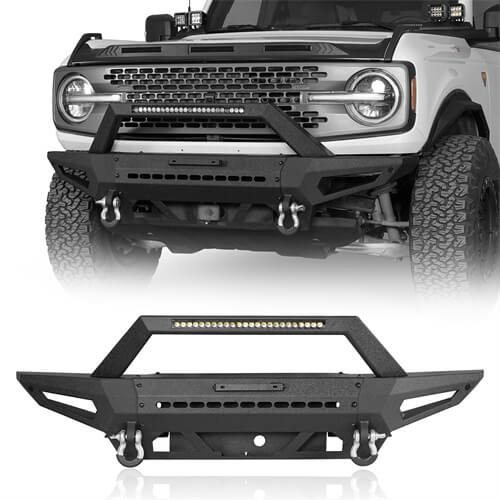 2021-2023 Ford Bronco (Excluding Raptor) Offroad Aftermarket Front Bumper - ultralisk4x4 ul8912s 1