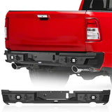 2019-2023 Dodge Ram Offroad Steel Rear Bumper w/License Plate Light - Ultralisk 4x4 ul6034 1