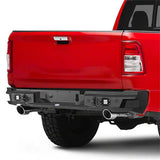 2019-2023 Dodge Ram Offroad Steel Rear Bumper w/License Plate Light - Ultralisk 4x4 ul6034 6