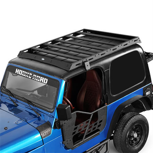 Overland Aluminum Roof Rack For 1997-2006 Jeep Wrangler TJ Hardtop - Ultralisk4x4 -u1038s-2