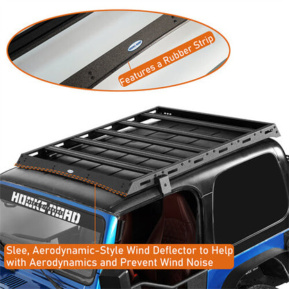 Overland Aluminum Roof Rack For 1997-2006 Jeep Wrangler TJ Hardtop - Ultralisk4x4 -u1038s-8