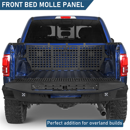 Front Bed MOLLE Panel For 2015-2025 Ford F-150 5.5ft Bed Single - Ultralisk4x4